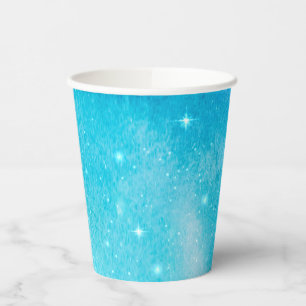 Blue Starry Night Baby Duschpapier Tassen Pappbecher