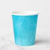 Blue Starry Night Baby Duschpapier Tassen Pappbecher (Vorderseite)