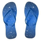 Blue Starry Night Badesandalen (Fußbett)