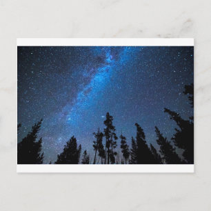 Blue Starry Night Postkarte