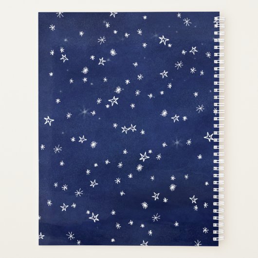 Blue Starry Night und so beginnt das Abenteuer Planer (Rückseite)