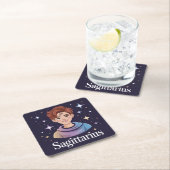 Blue Starry Sagittarius Untersetzer Set (Vor Ort)