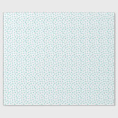 Blue Stars Baby Dusche Geschenkpapier (Flach)