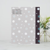 Blue Stars Briefbogen (Stehend Vorderseite)