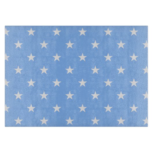 Blue Stars Cutting Board Schneidebrett (Vorderseite)