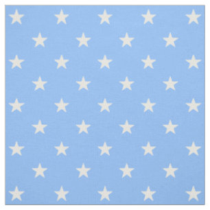 Blue Stars Fabric Stoff