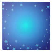 Blue Stars Fliese (Vorderseite)