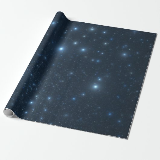 Blue Stars Geschenkpapier (Ungerollt)