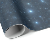 Blue Stars Geschenkpapier (Rolleneckpunkt)