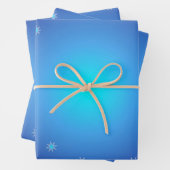 Blue Stars Geschenkpapier Set (Beispiel)