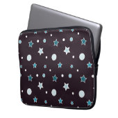 Blue Stars Laptopschutzhülle (Vorderseite Links)