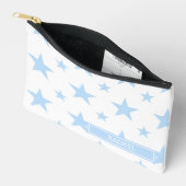 Blue Stars Pattern Constellation Cosmetic & Pencil Zubehörtasche (Offen)
