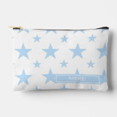 Blue Stars Pattern Constellation Cosmetic & Pencil Zubehörtasche (Vorderseite)