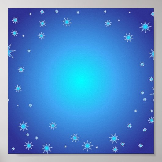Blue Stars Poster (Vorne)