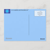 Blue Stars Postkarte (Rückseite)