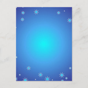 Blue Stars Postkarte