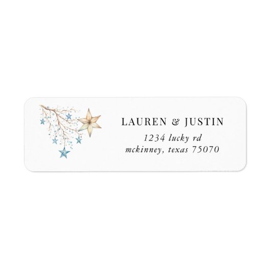 Blue Stars Rustikale Rückgabestelle (Vorne)