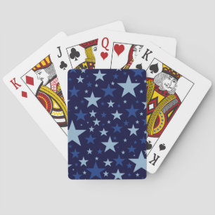 Blue Stars spielen Karten Spielkarten