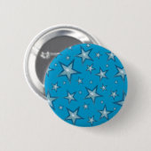 Blue Stars Taste blau Button (Vorne & Hinten)