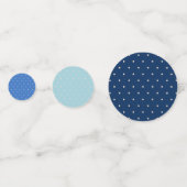 Blue Stars Weihnachts-Party Konfetti (Vorderseiten)