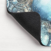 Blue Steampunk Mousepad (Ecke)