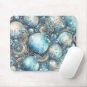 Blue Steampunk Mousepad (Mit Mouse)