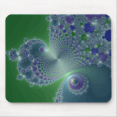 Blue Steel - Fraktal Mousepad (Vorne)