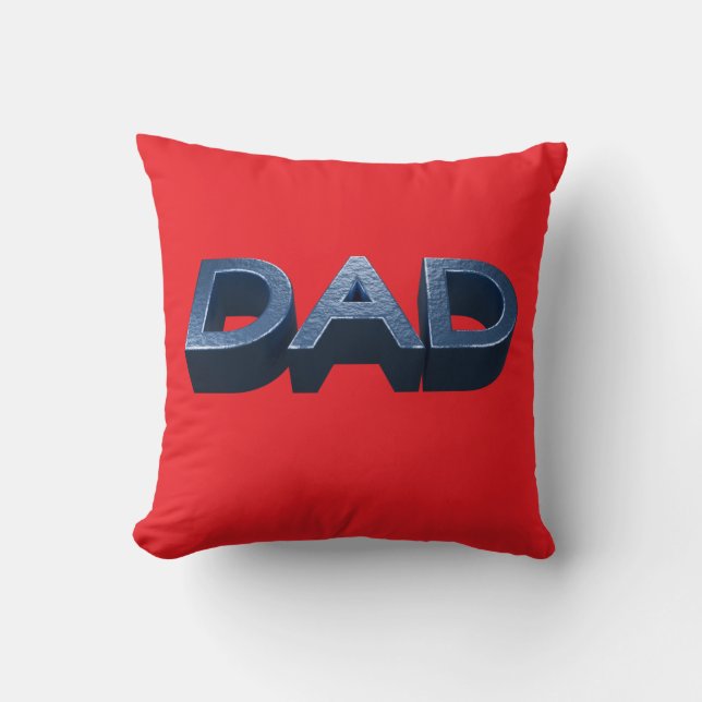 Blue Steel Vater Kissen (Vorderseite)