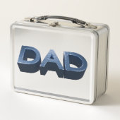 Blue Steel Vater Metall Brotdose (Vorderseite)