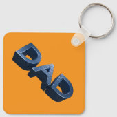 Blue Steel Vater Schlüsselanhänger (Rückseite)