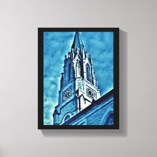 Blue Steeple Leinwanddruck (Vorderseite)