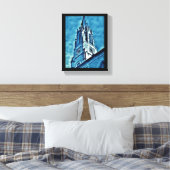 Blue Steeple Leinwanddruck (Insitu (Schlafzimmer))