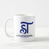 Blue Stehend True Logo-Tasse Kaffeetasse (Links)