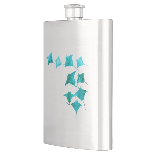 Blue Stingray Flachmann (Links)