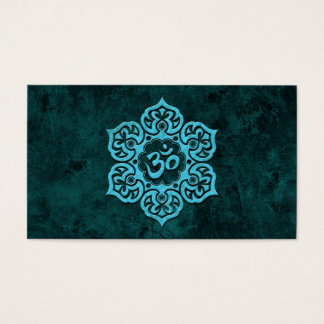 Blue Stone Floral Om