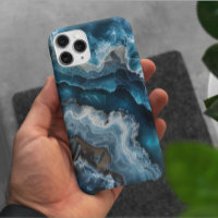 Blue Stone Look Agate Macro Fotografie