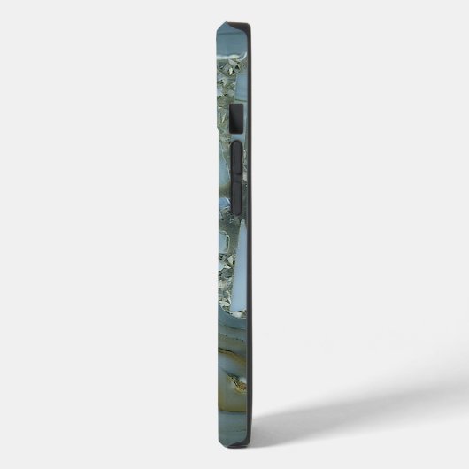 Blue Stone Marmor Look Case-Mate iPhone Hülle (Rückseite / Links)