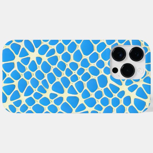 Blue Stones iPhone Case (Rückseite (Horizontal))