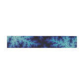 Blue Stonewash Speckle Einladungsbanderole (Flach)