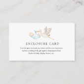 Blue Storch Custom Enclosure Card Begleitkarte (Vorderseite)