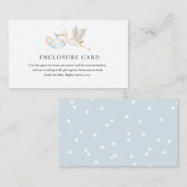 Blue Storch Custom Enclosure Card Begleitkarte