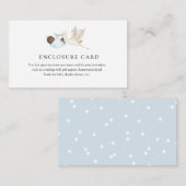 Blue Storch Custom Enclosure Card Begleitkarte (Vorne/Hinten)