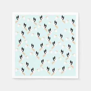 Blue Storch Paper Napkins Serviette