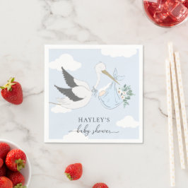 Blue Stork Baby Dusche Serviette