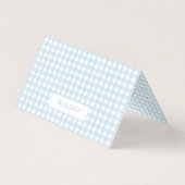 Blue Stork Delivery Baby Dusche Danke Karte (Rückseite)