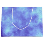 Blue Storm Cloud Effect Geschenktasche Große Geschenktüte (Vorderseite)