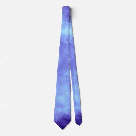 Blue Storm Cloud Effect Neck Tie Krawatte (Vorderseite)