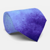 Blue Storm Cloud Effect Neck Tie Krawatte (Gerollt)