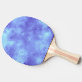 Blue Storm Cloud Effect Ping Pong Paddle Tischtennis Schläger (Seitenansicht)