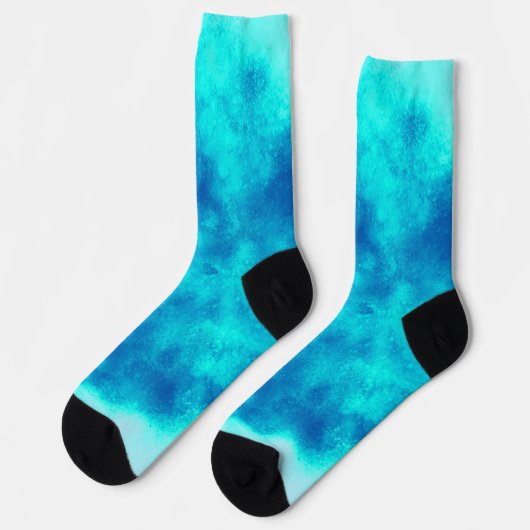Blue Storm Cloud Socken (Linkes Detail)